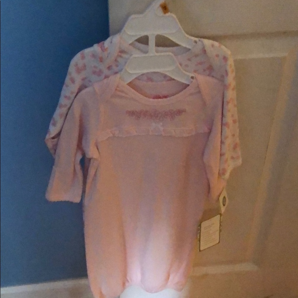 Little me footless sleepers size 0-3 months